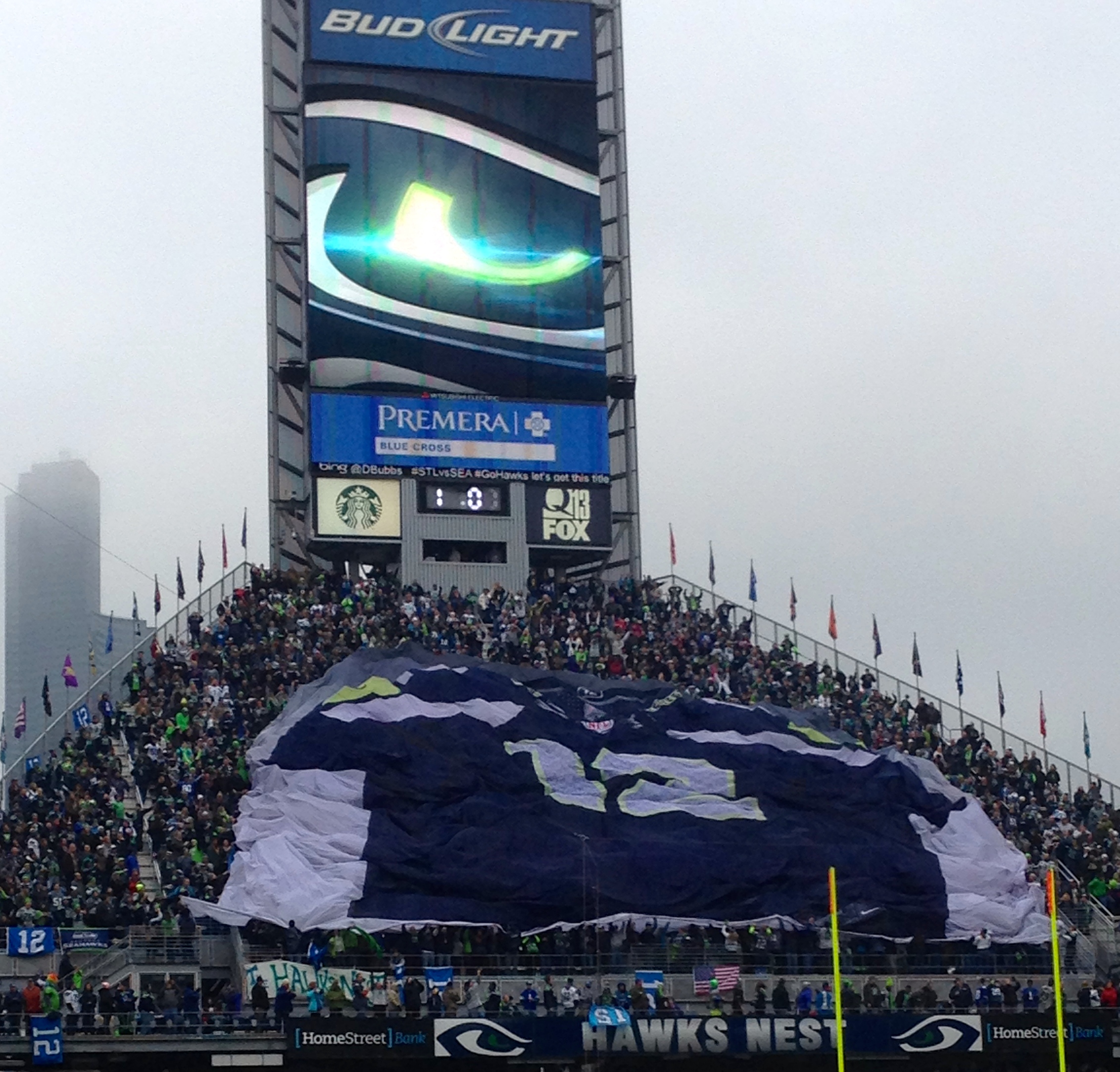 Hawk's Nest, The Hawk's Nest at Qwest Field from the field.…